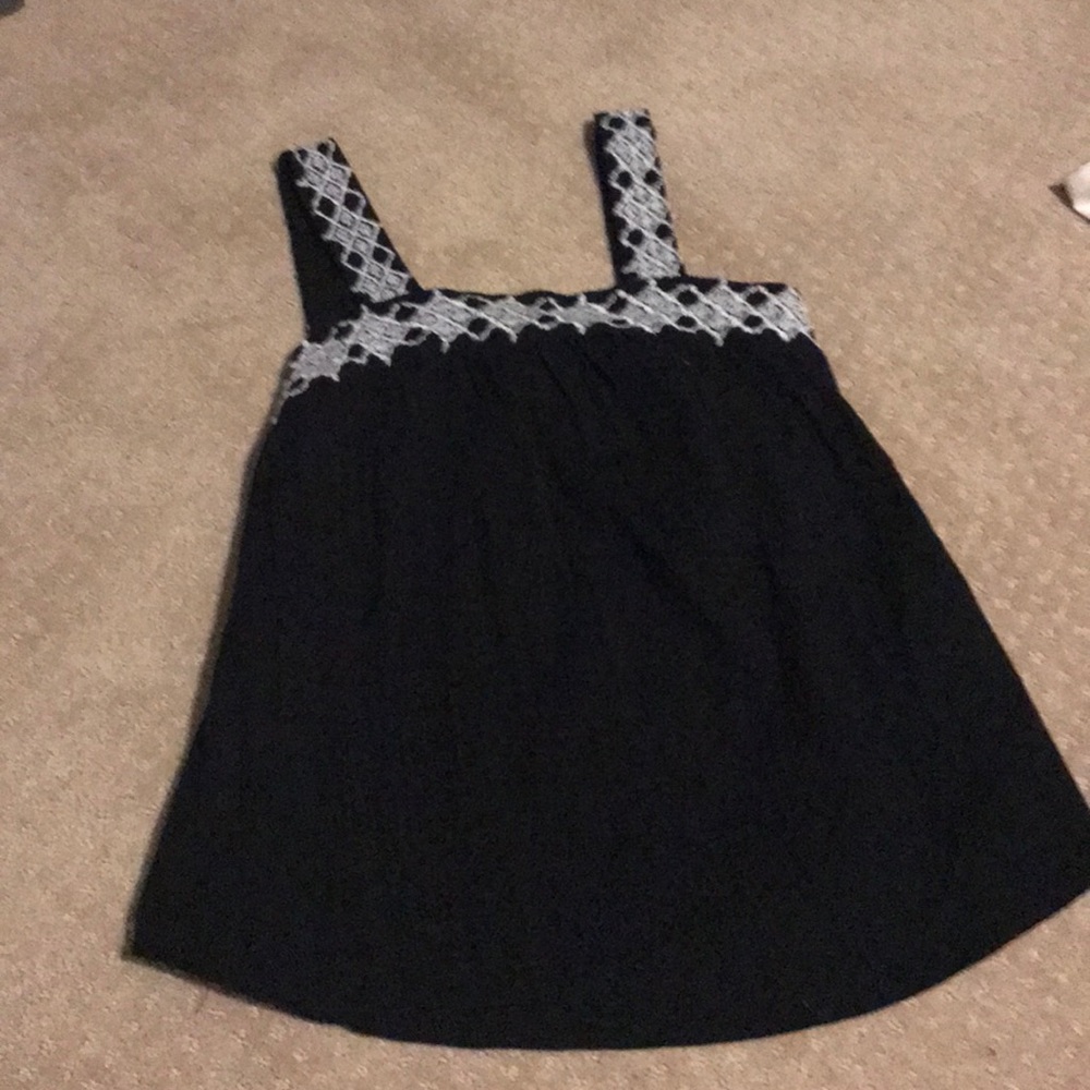 Black tank top